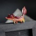 Фото Брошка Лисичка вишнёво-рыжая