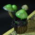 Фото Светящиеся грибы на пеньке-3