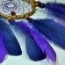 Фото Красивый ловец снов с фиолетовыми перьями-2