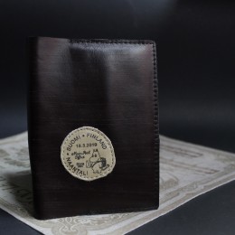 Коричневая обложка на паспорт Муми