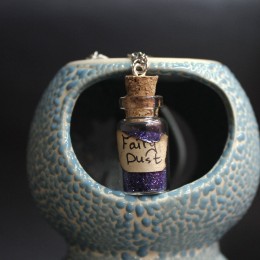 Фото Кулон-бутылочка Волшебная пыль