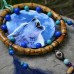Фото Синий ловец снов с волком и луной-7