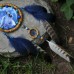 Фото Синий ловец снов с волком и луной-8