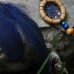 Фото Синий ловец снов с волком и луной-3
