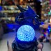 Фото Дракон ночник со светящимся шаром, разные (на батарейках 3 шт)-2