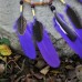 Фото Ловец снов с фиолетовыми перьями "Ведьмины сказки"-1