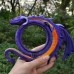 Фото Настенный барельеф Фиолетовый дракон-3