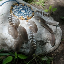 Фото Ловец снов с перьями орла "Полет охотника"