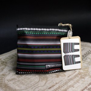 Фото Яркая сумочка с текстильным чехлом "Африканские узоры"