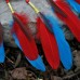 Фото Ловец снов с яркими перьями "Марьянины чары"-1