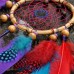 Фото Ловец снов с яркими перьями гуся и цесарки-2