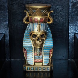 Фото Скульптура Фараон Череп золотой 33,5 см