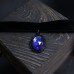 Фото Бархотка с синей подвеской в чёрной оправе-2