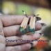 Фото Серьги из дерева со смолой SOVA серия "Слияние стихий"-3