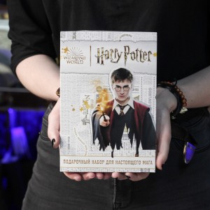 Фото Подарочный набор Гарри Поттер (блокнот, набор значков, закладка, кардхолдер)