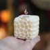 Фото Свеча белая Коралловый куб, соевый воск-2