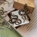 Фото Серьги змеи фигурные большие, золотая поталь-2