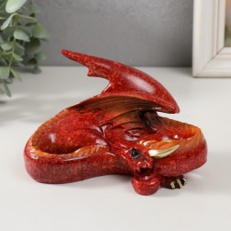 Фото Фигурка Красный дракон, 15х10,5х10 см