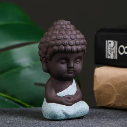 Фигурка "Кудрявый Будда" 5х9см, керамика
