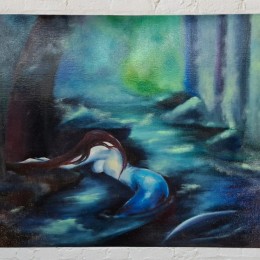 Картина "Русалка" (холст, масло) Фото Картина "Русалка" (холст, масло)