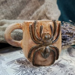 Кружка Паук, рельефная (керамика) Фото Кружка Паук, рельефная (керамика)