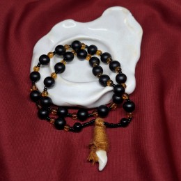 Фото Ожерелье "Князь зверей" с зубом медведя и агатом