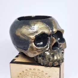 Подсвечник "Череп" (цвет бронза) Фото Подсвечник "Череп" (цвет бронза)