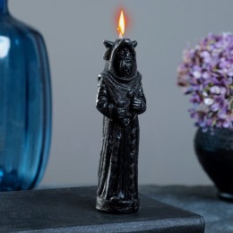 Фото Чёрная свеча "Бог Мудрости и Магии Велес"