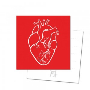 Фото Открытка "Анатомическое сердце" (арт.4008)