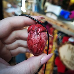 Фото Кулон Анатомическое сердце, глянец