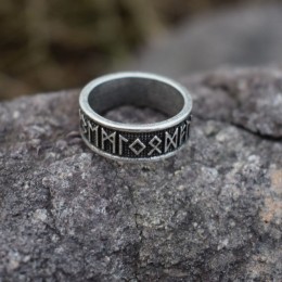 Фото Руническое кольцо, сплав цинка